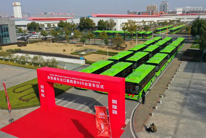 中国客车出口墨西哥最大订单  800台全部搭载玉柴发动机