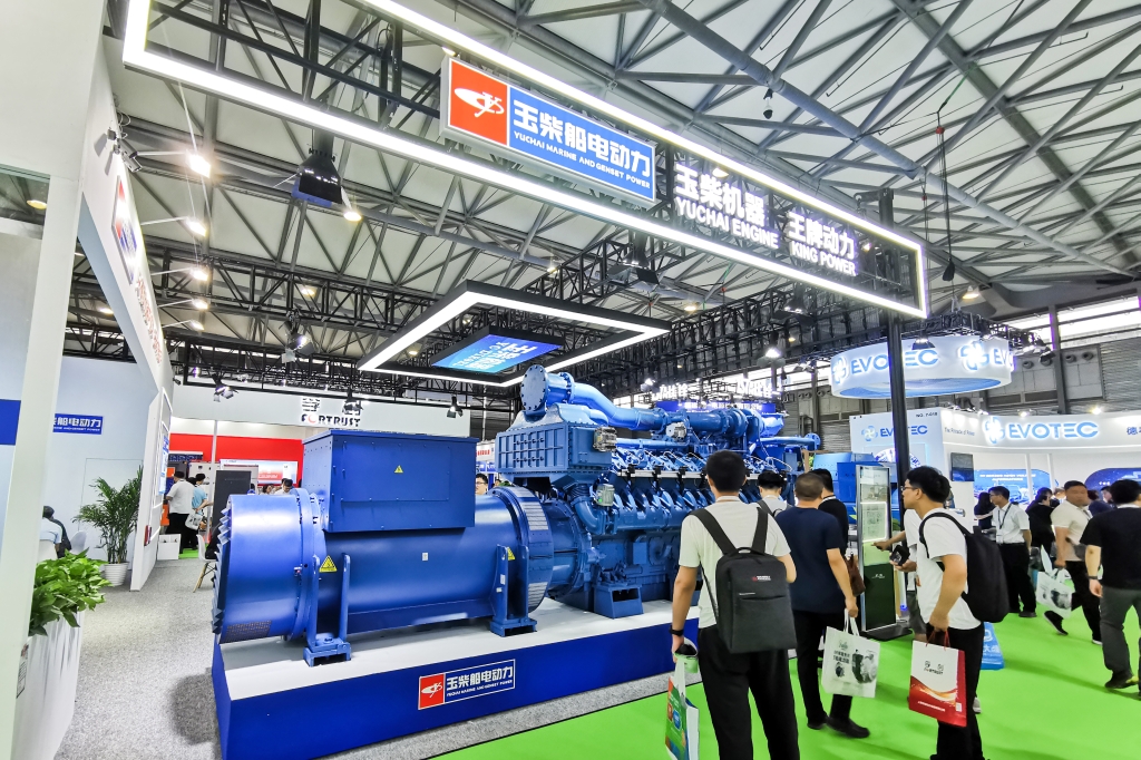 玉柴携多款发电动力闪耀亮相第23届GPOWER动力展