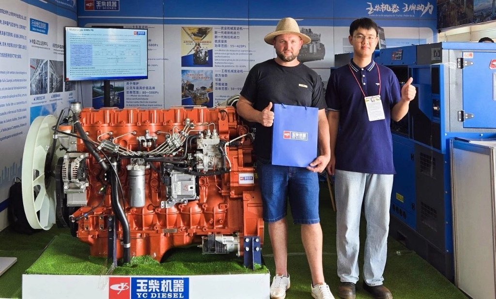 玉柴智造亮相巴西国际农机展Agrishow 2025