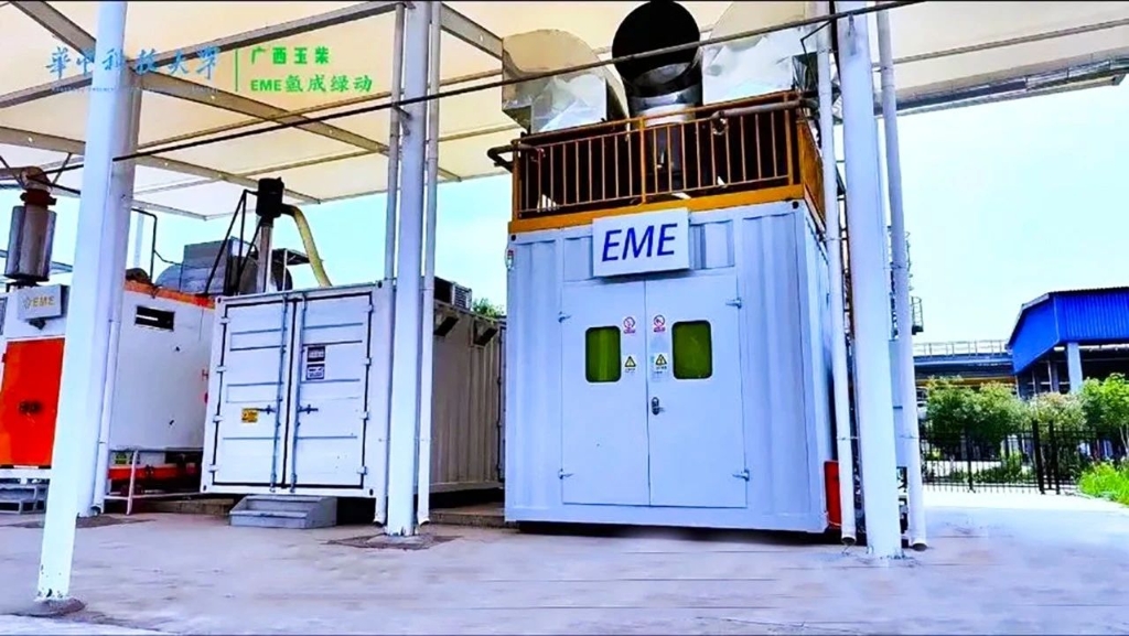 国内首台氢内燃机发电机组投入商业运营