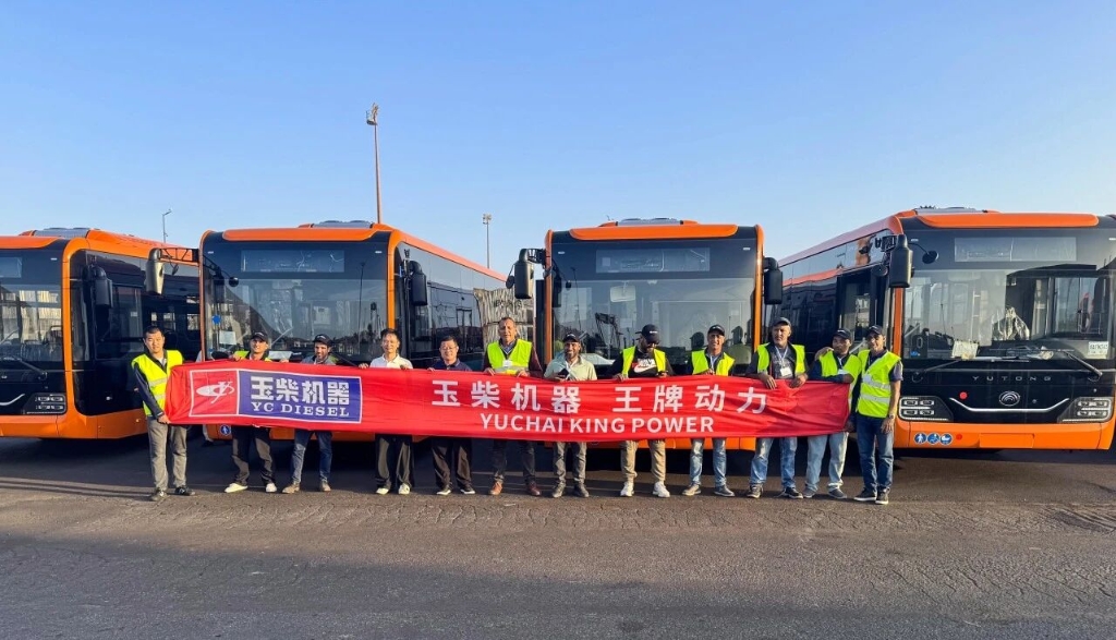 723台！玉柴客车动力启航非洲摩洛哥