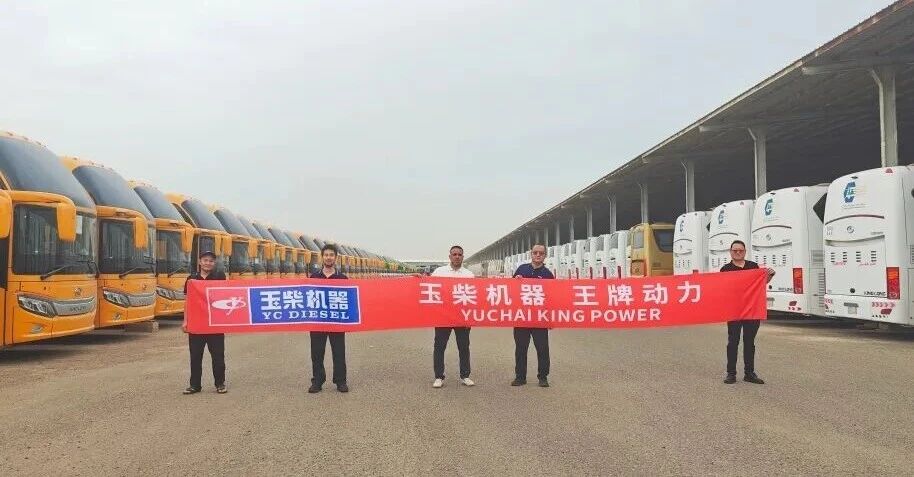 160台搭载玉柴发动机的客车交付沙特 实力护航朝觐交通运输
