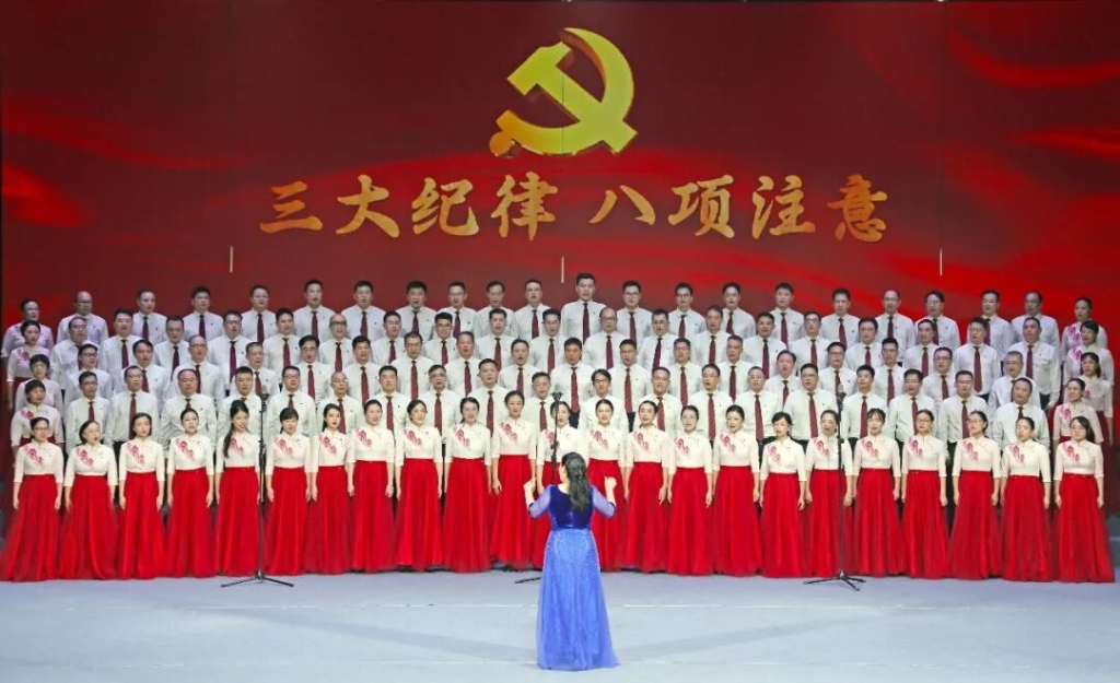 玉柴集团党委举办庆祝建党105周年思政主题文艺晚会暨“两优一先”表彰大会