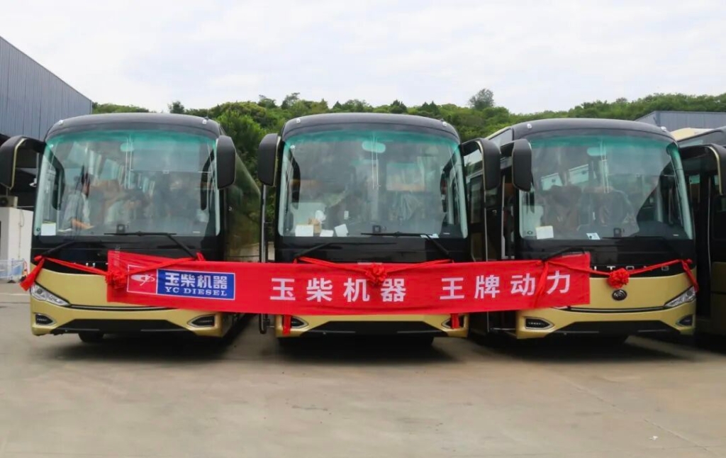 赋能西北客运升级 玉柴YCK09L配套宇通批量交付西安